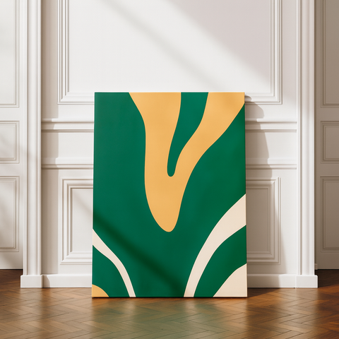 Peach V Canvas
