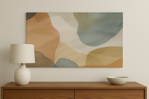 Clouds Abstract Canvas