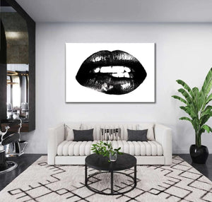 Lip Bite - Acrylic Wall Art - Art Boutike