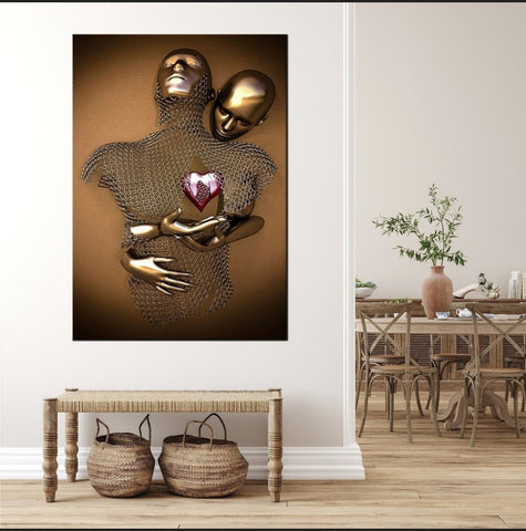 Heart Love - Acrylic Wall Art