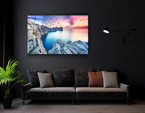 Red Sunset - Acrylic Wall Art
