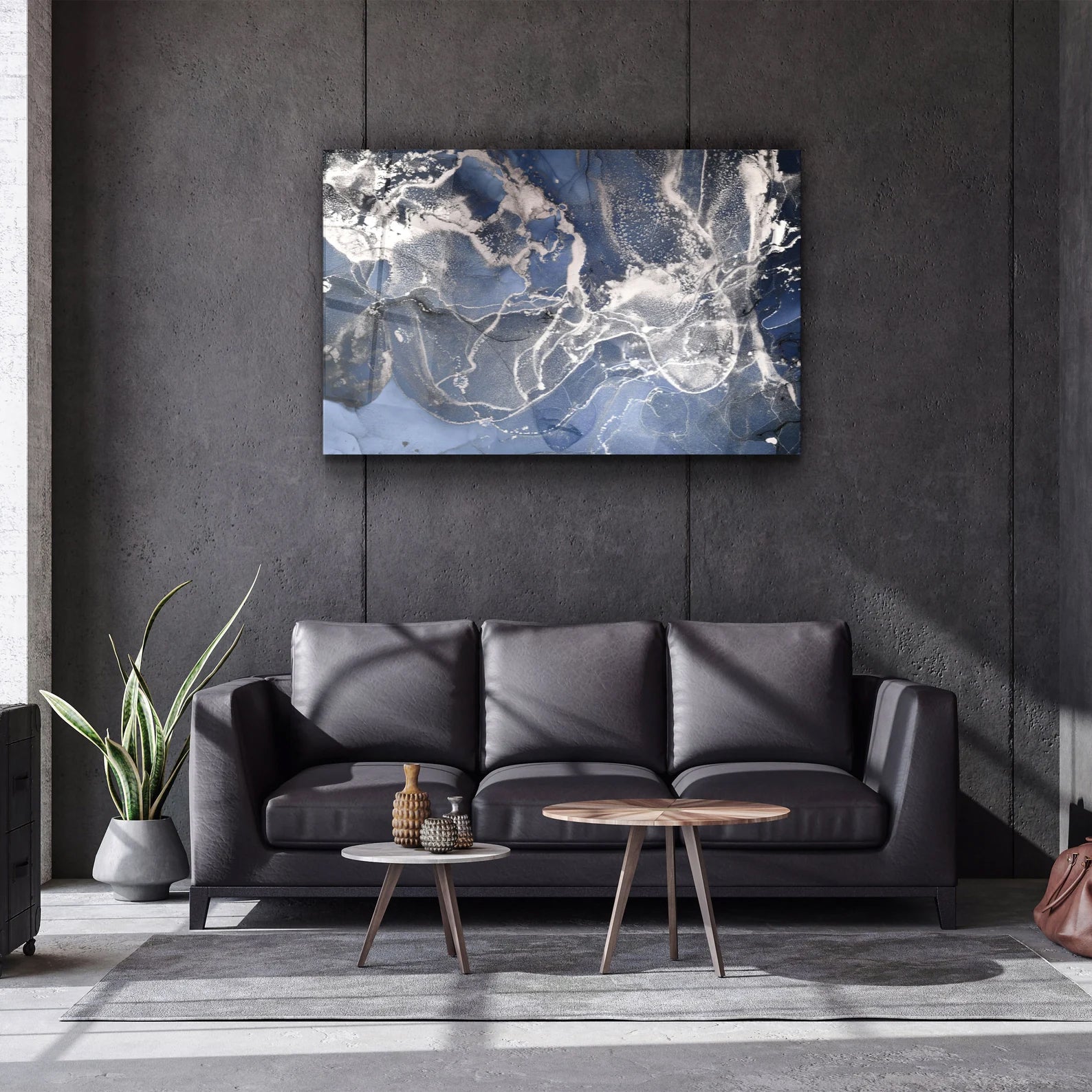Silver Ocean - Acrylic Wall Art