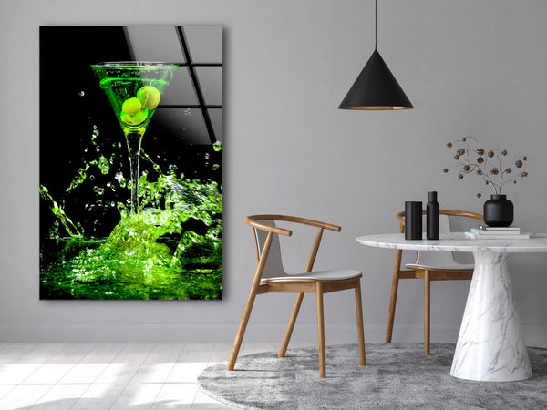 Green Tini - Acrylic Wall Art