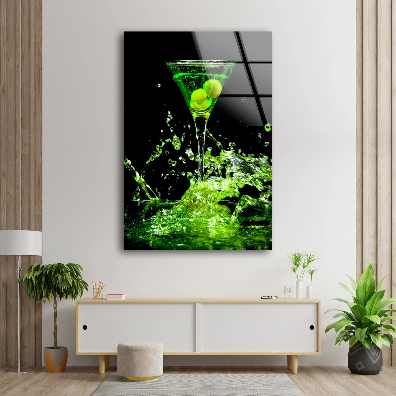 Green Tini - Acrylic Wall Art